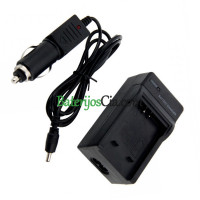 Pakaitinis„Canon“įkroviklis su automobilio įkrovimo laidu NB-11L/7001/7004