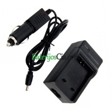 Pakaitinis„Canon“įkroviklis su automobilio įkrovimo laidu NB-11L/7001/7004