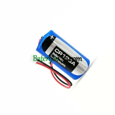PLC CR123A CR17345 baterijos keitimas