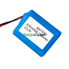 PLC ICR14500-750mAh akumuliatoriaus keitimas