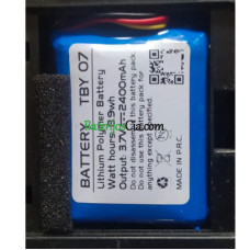 PLC TBY-O7 akumuliatoriaus keitimas
