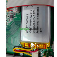 THORLABS 2P/LP503562S PM100D akumuliatoriaus keitimas