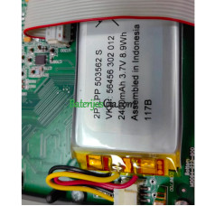 THORLABS 2P/LP503562S PM100D akumuliatoriaus keitimas