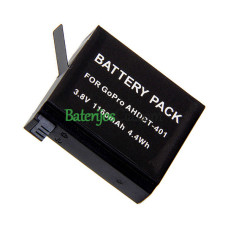 Pakaitinė baterija„Gopro“herojui AHDBT-401 4 HD 1160mAh