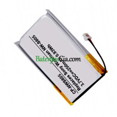  Baterijos keitimas, skirtas Sony NW-S605 NW-S603 US342243 Walkman MP3