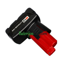 Milwaukee 12Volt 2429-21XC 2426-20 2426-22 2432-22 2432-20 2429-20 atsarginė baterija