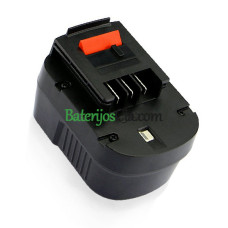 Pakaitinė baterija, skirta„Black & Decker“HP126F2B HP126FBH HP126F3B 12 voltų HP126F2K HP126F3K HP122KD