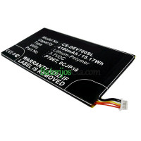 „Dell 7 7“atsarginė baterija T02D 8 8 3830 P706T 3830 3840 0DHM0J 8 3740 0CJP38 8 vieta